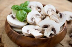 Champinones laminados