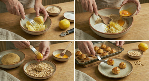 Preparacion de panellets catalanes paso a paso